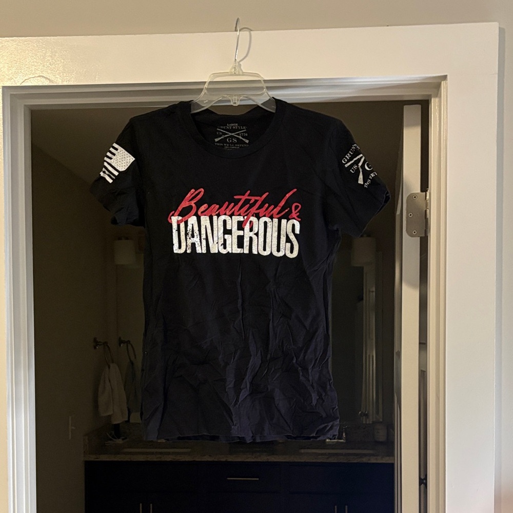 Grunt Style Black 'Beautiful & Dangerous' Tee